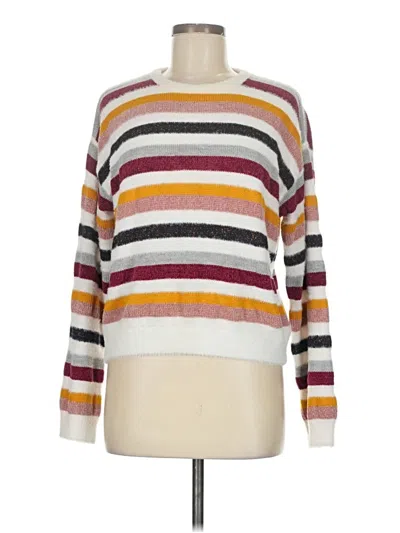 Pre-owned Cupcakes And Cashmere Pullover Sweater In White