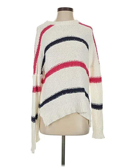 Pre-owned Cupcakes And Cashmere Pullover Sweater In White