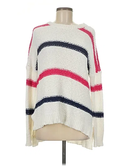 Pre-owned Cupcakes And Cashmere Pullover Sweater In White