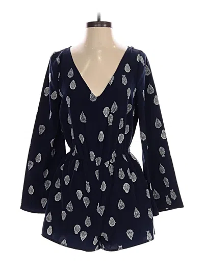 Pre-owned Cupcakes And Cashmere Romper In Blue