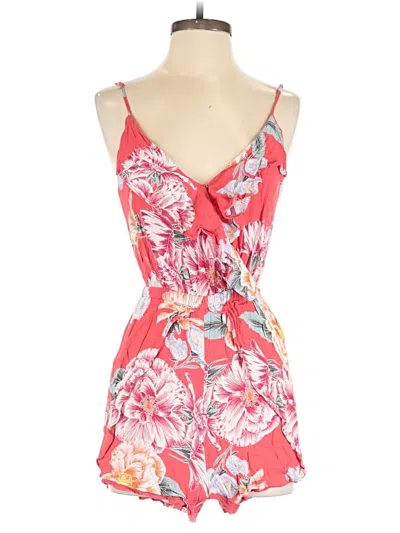Pre-owned Cupcakes And Cashmere Romper In Red