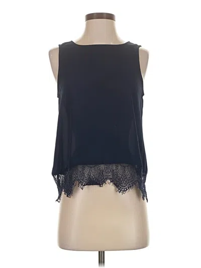Pre-owned Cupcakes And Cashmere Sleeveless Blouse In Black