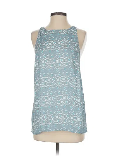 Pre-owned Cupcakes And Cashmere Sleeveless Blouse In Blue