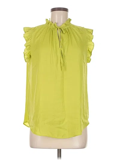 Pre-owned Cupcakes And Cashmere Sleeveless Blouse In Green