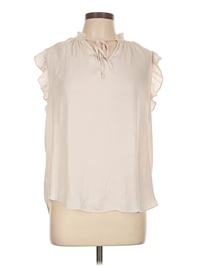 Pre-owned Cupcakes And Cashmere Sleeveless Blouse In Ivory