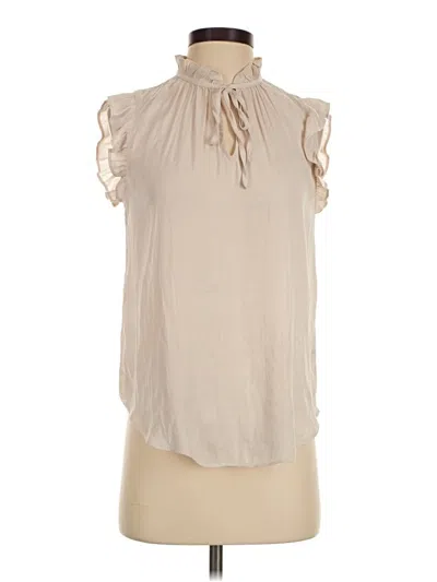 Pre-owned Cupcakes And Cashmere Sleeveless Blouse In Ivory