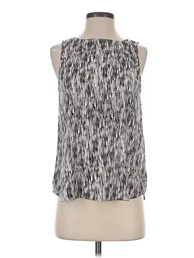 Pre-owned Cupcakes And Cashmere Sleeveless Blouse In Silver