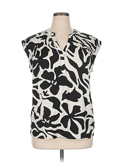 Pre-owned Cupcakes And Cashmere Sleeveless Blouse In White