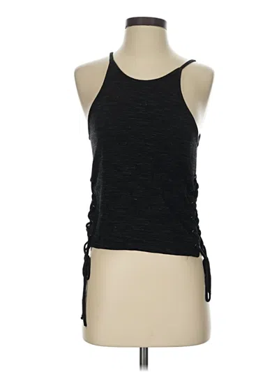 Pre-owned Cupcakes And Cashmere Tank Top Black Halter Neckline Tops