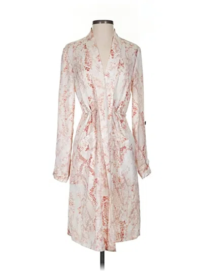 Pre-owned Cupcakes And Cashmere Trenchcoat In White