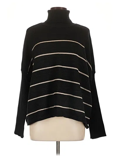 Pre-owned Cupcakes And Cashmere Turtleneck Sweater In Black