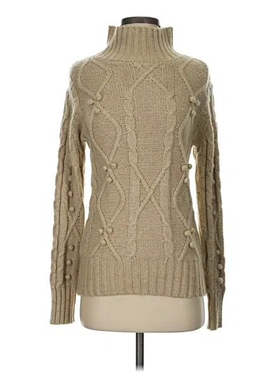 Pre-owned Cupcakes And Cashmere Turtleneck Sweater In Brown