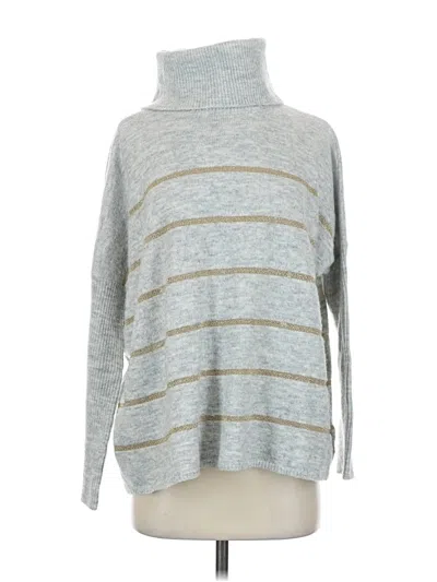 Pre-owned Cupcakes And Cashmere Turtleneck Sweater In Gray
