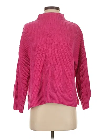 Pre-owned Cupcakes And Cashmere Turtleneck Sweater In Pink