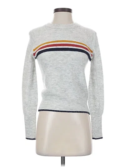 Pre-owned Cupcakes And Cashmere Turtleneck Sweater In Silver