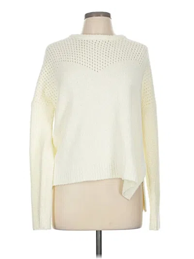 Pre-owned Cupcakes And Cashmere Turtleneck Sweater In White