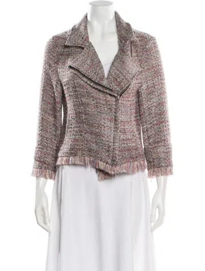 Pre-owned Cupcakes And Cashmere Tweed Pattern Evening Jacket In Pink