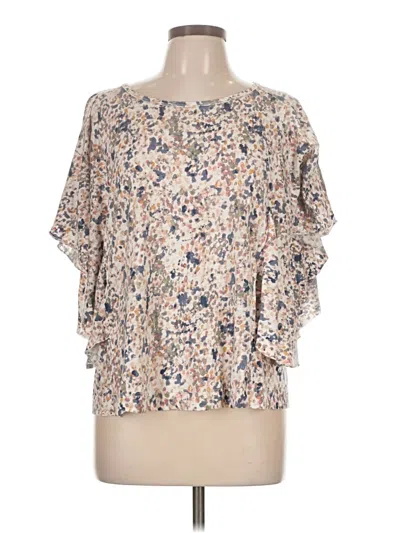 Pre-owned Cupio 3/4 Sleeve Blouse In Ivory