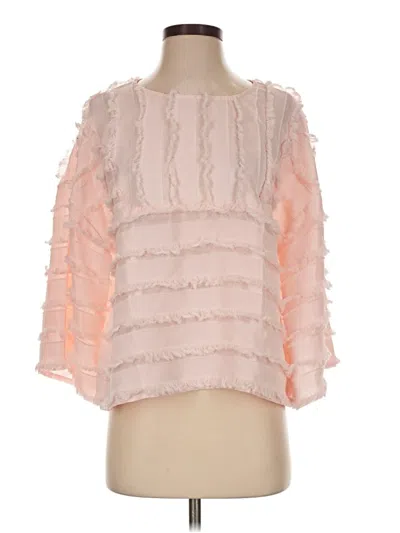Pre-owned Cupio 3/4 Sleeve Blouse In Pink