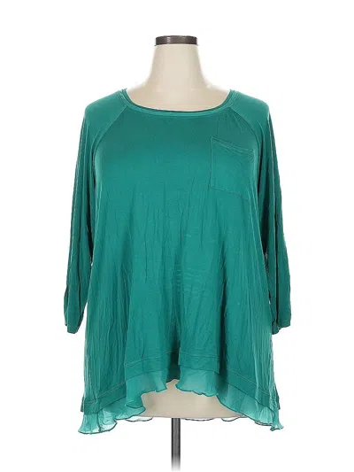 Pre-owned Cupio 3/4 Sleeve T-shirt In Blue