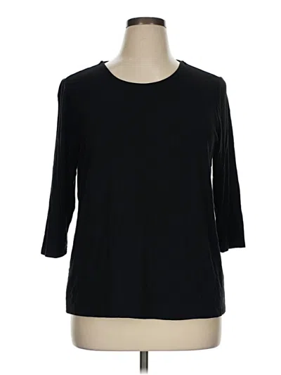 Pre-owned Cupio 3/4 Sleeve T-shirt In Black