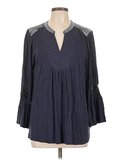 Pre-owned Cupio 3/4 Sleeve T-shirt In Blue