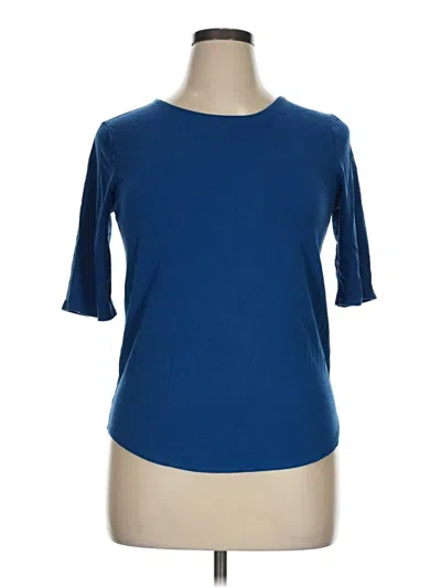 Pre-owned Cupio 3/4 Sleeve T-shirt In Blue