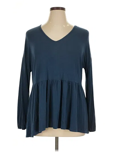 Pre-owned Cupio 3/4 Sleeve T-shirt In Blue
