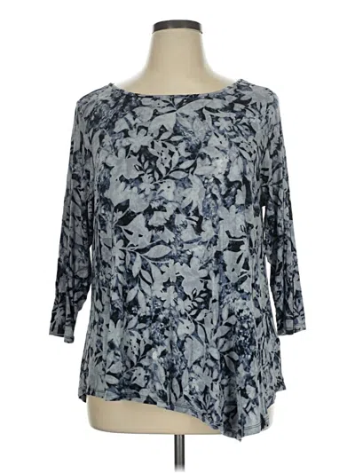 Pre-owned Cupio 3/4 Sleeve T-shirt In Blue
