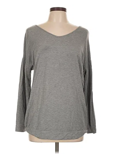 Pre-owned Cupio 3/4 Sleeve T-shirt In Gray