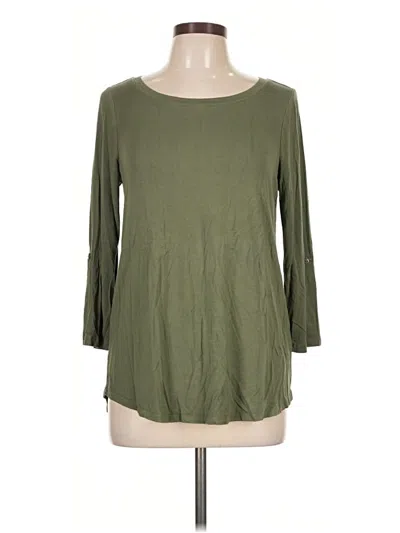 Pre-owned Cupio 3/4 Sleeve T-shirt In Green