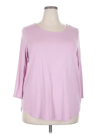 Pre-owned Cupio 3/4 Sleeve T-shirt In Pink