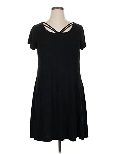 Pre-owned Cupio Casual Dress In Black