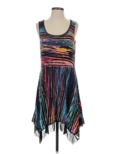 Pre-owned Cupio Casual Dress In Black