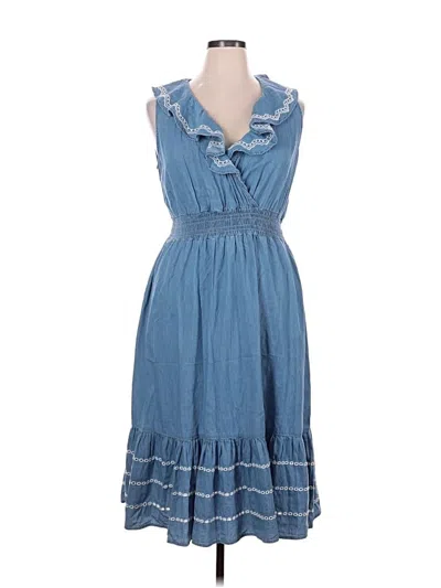 Pre-owned Cupio Casual Dress In Blue
