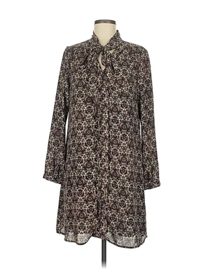 Pre-owned Cupio Casual Dress In Brown