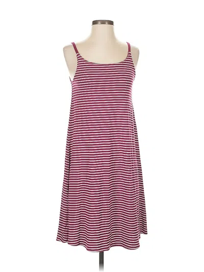 Pre-owned Cupio Casual Dress In Burgundy