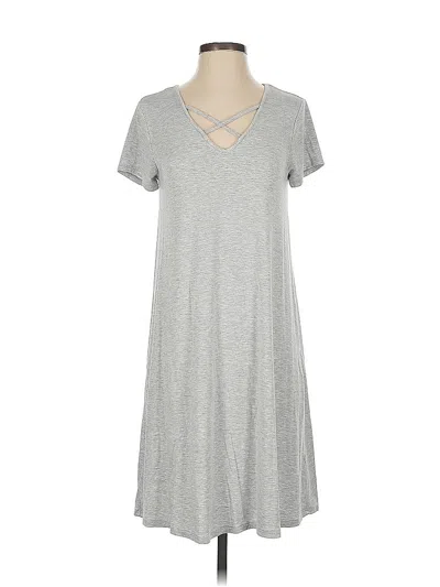 Pre-owned Cupio Casual Dress In Gray