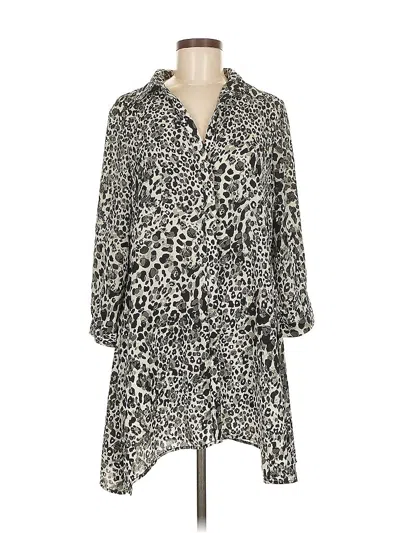 Pre-owned Cupio Casual Dress In Gray