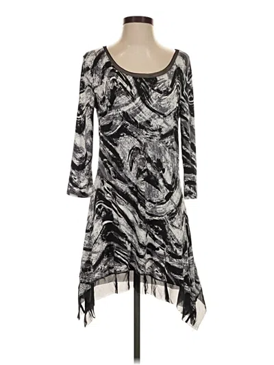Pre-owned Cupio Casual Dress In Gray