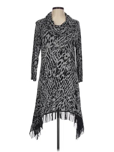 Pre-owned Cupio Casual Dress In Gray