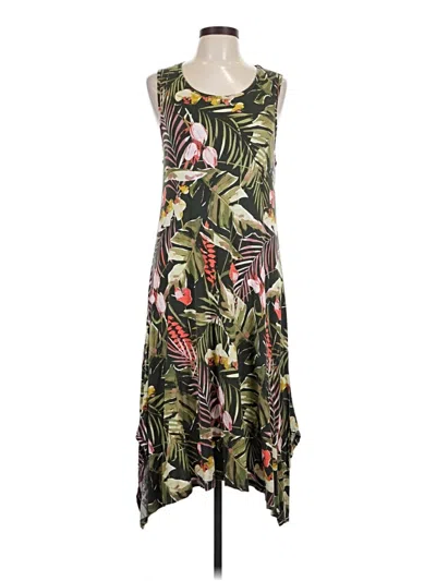 Pre-owned Cupio Casual Dress In Green