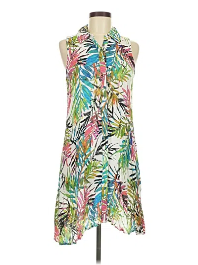 Pre-owned Cupio Casual Dress In Green