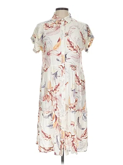 Pre-owned Cupio Casual Dress In Ivory