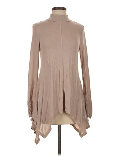 Pre-owned Cupio Casual Dress In Tan