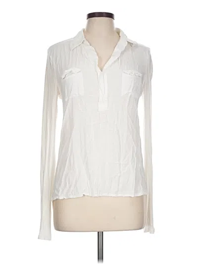 Pre-owned Cupio Long Sleeve Blouse In Ivory
