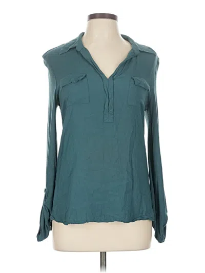 Pre-owned Cupio Long Sleeve Polo Shirt In Blue