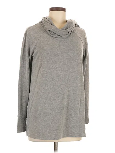 Pre-owned Cupio Long Sleeve Top Gray Cowl Neck Tops