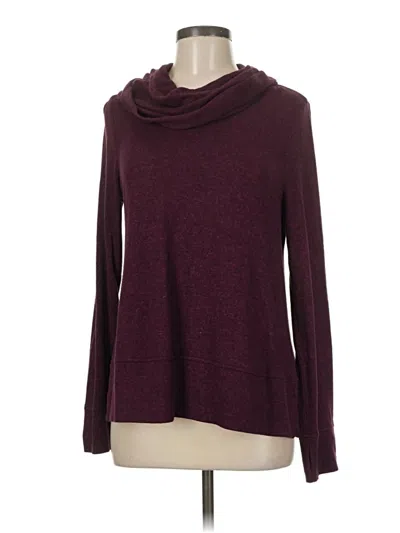 Pre-owned Cupio Long Sleeve Turtleneck In Burgundy