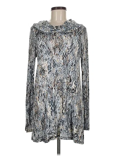 Pre-owned Cupio Long Sleeve Turtleneck In Silver